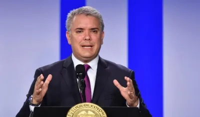 Iván Duque, presidente de Colombia.