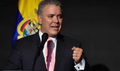 Iván Duque, presidente.