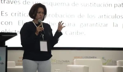 Natasha Avendaño, Superintendente de Servicios.