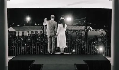 El príncipe Enrique y Meghan Markle, Duques de Sussex.