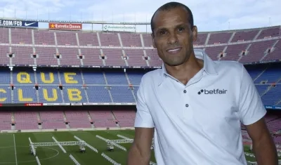 Rivaldo, ex delantero brasileño. 