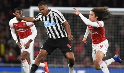 Salomón Rondón, delantero venezolano. 