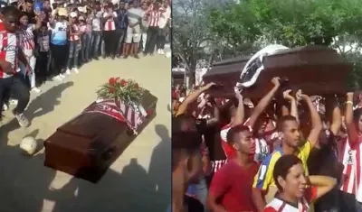 Aspecto del sepelio.