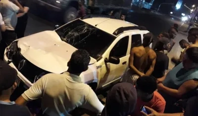 Accidente en el que falleció Bernarda Del Carmen Avilés García.