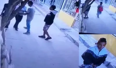 Momentos del atraco.