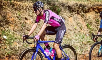 Wilmar Paredes, ciclista del Team Manzana Postobón. 