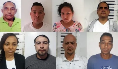 Estos son los 8 capturados de 'Los Sintéticos: Dos son mujeres.