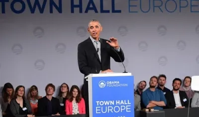 Barack Obama, ex presidente de los Estados Unidos..