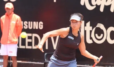 María Fernanda Santos, tenista barranquillera. 