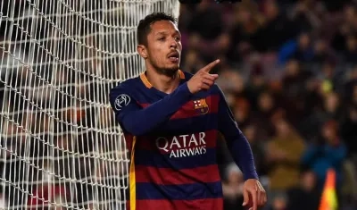 Adriano, ex jugador del Barcelona. 