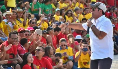 El Alcalde de Barranquilla, Alejandro Char.