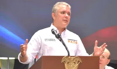Iván Duque, Presidente de Colombia.