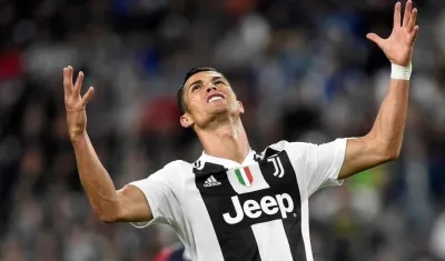 Cristiano Ronaldo, delantero de la Juventus. 