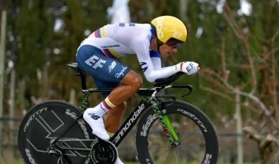 Daniel Felipe Martínez, ciclista del EF. 