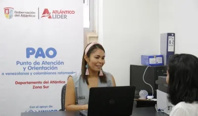 Punto de Atención y Orientación en Suan.