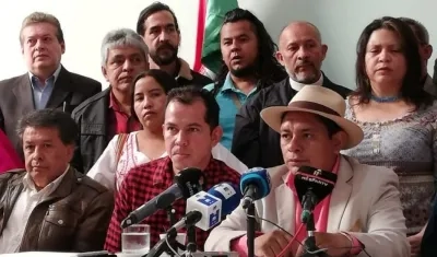 El Consejero Mayor de la ONIC, Luis Kankui.