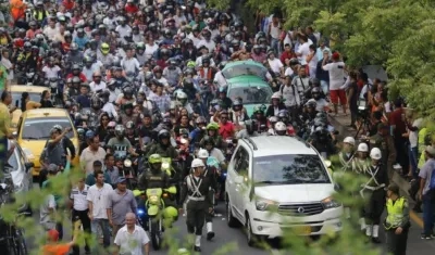 Funeral de Pastor López en Cúcuta.