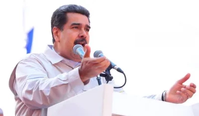 El Presidente de Venezuela, Nicolás Maduro.