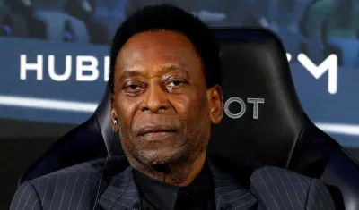 Pelé, ex jugador de fútbol. 