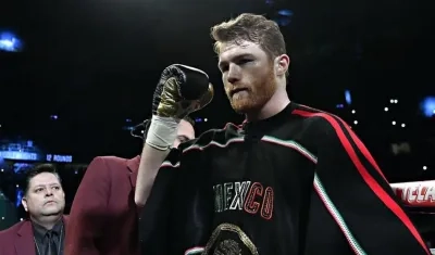 Saúl 'Canelo' Álvarez, boxeador mexicano. 