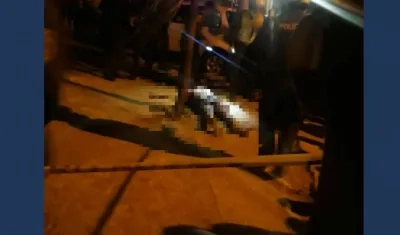 Lugar de los hechos en Villa Estadio II.