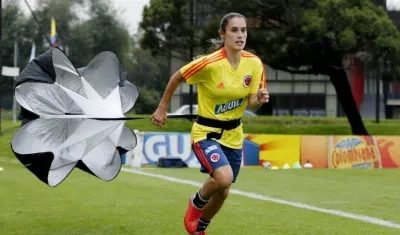 Daniela Montoya, jugadora de la Selección Colombia. 