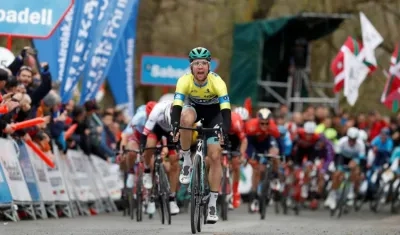 Maximiliam Schachmann ganó la tercera etapa de la competencia. 