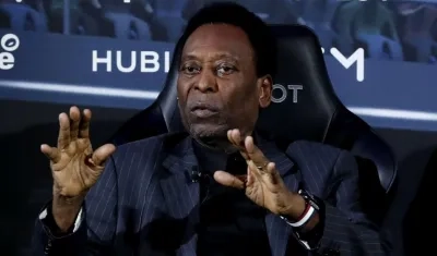 Pelé, ex jugador y triple campeón del mundo. 