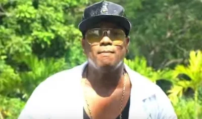 El cantante de champeta Deivi Alarcón.