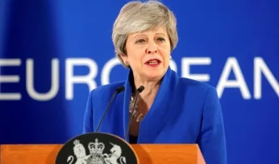 La primera ministra británica, Theresa May.