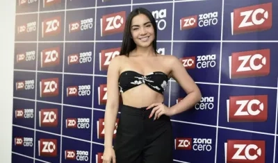 La cantante Salomé Camargo.