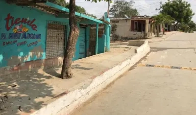 La tienda donde trabajaba Fabián Alberto Montaño Soto.