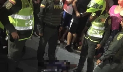 Johan Sandoval Lara, de 24 años, se enfrentó a la Policía y resultó herido.