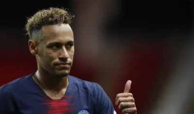 El delantero brasileño Neymar.