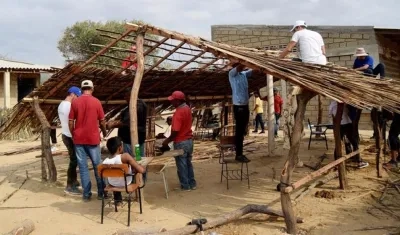 Evento "Vamos Guajira" en la institución etnoeducativa Maleiwamana.