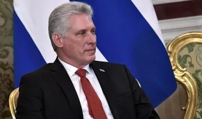 El presidente cubano, Miguel Díaz-Canel.