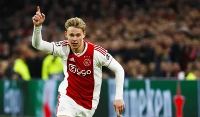 Frenkie De Jong, jugador holandés. 