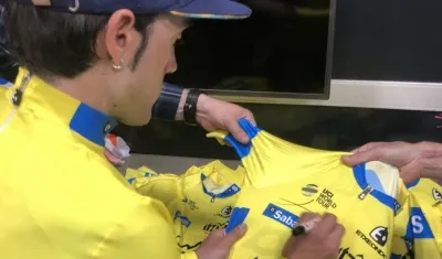 Ion Izaguirre, ciclista del Astana. 