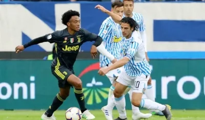 Juan Guillermo Cuadrado, jugador de la Juventus. 