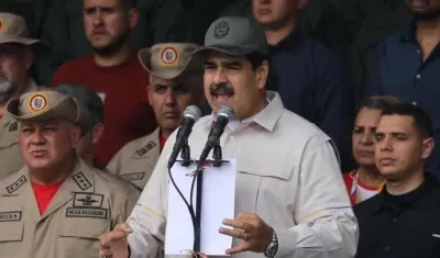 El Presidente de Venezuela, Nicolás Maduro.
