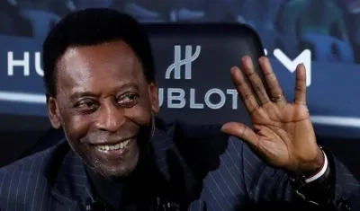 Pelé, ex jugador y triple campeón del mundo. 