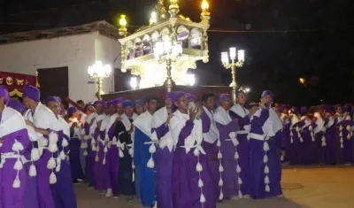 Procesión en Guamal.