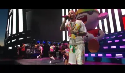 J Balvin en  Coachella.