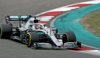 Lewis Hamilton, piloto de Mercedes. 
