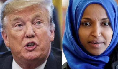 Donald Trump difundió un video polémico criticando a la congresista musulmana Ilhan Omar.