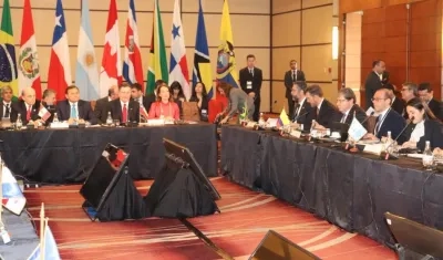 Imagen de la cumbre del Grupo de Lima.