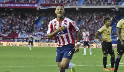 James Sánchez, volante de Junior. 