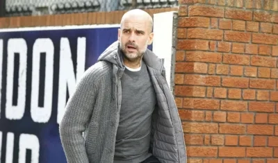 Pep Guardiola, técnico del Manchester City. 