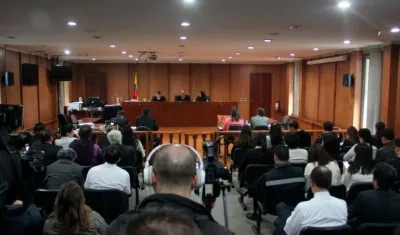 Audiencia en Paloquemao.