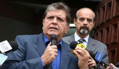 El expresidente de Perú, Alan García.